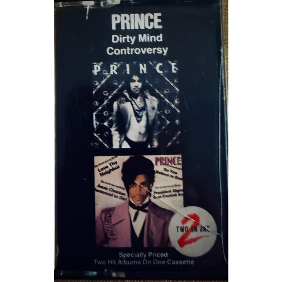 PRINCE-2 for One-NM- DIRTY MIND / CONTROVERSY- RARE Double album CASSETTE - Picture 1 of 3